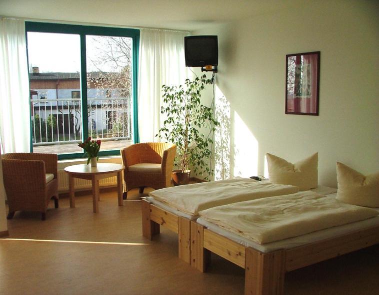 Doppelzimmer 12 Gaestehaus Muehlenstein Bad Sulze エクステリア 写真